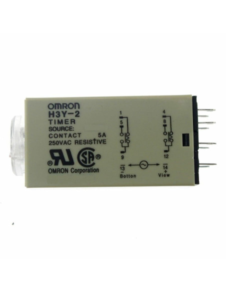 Minutero 12v. con relè indipendente. Automazione, timer, programmatore