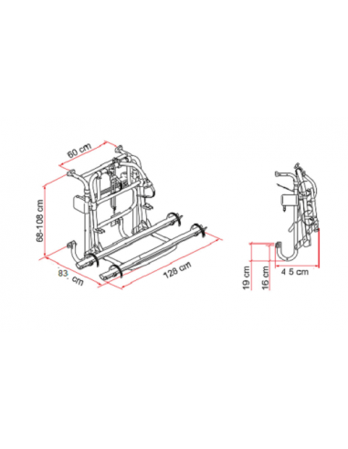 Portabici Carry Bike Lift 77 E-Bike Fiamma