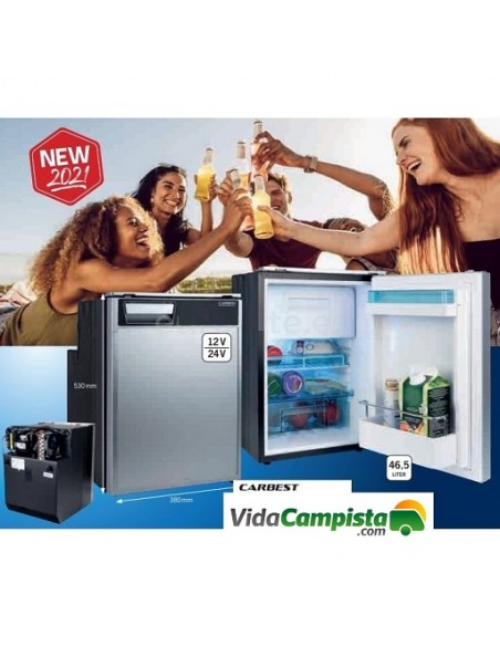 Réfrigérateur à compresseur Carbest 50 litres