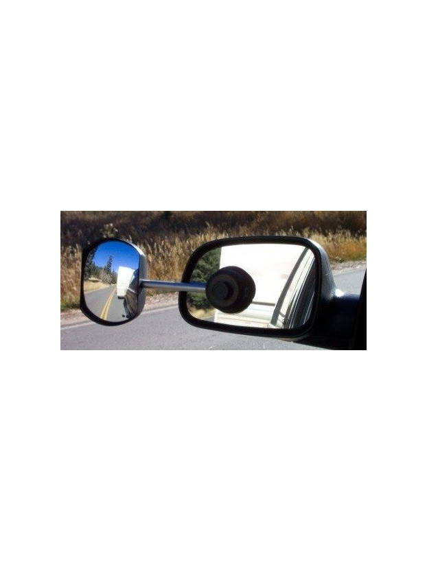 Universal rearview mirror with suction cup