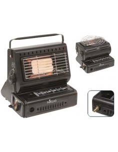 Estufa Calefactor gas portatil Niklas para camping
