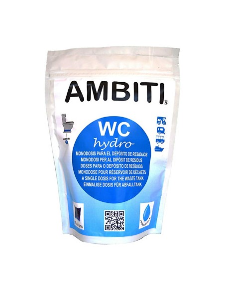 Ambiti Wc Hydro15 bolsitas para inodoro portátil Ambiti Wc Hydro15 bolsitas para inodoro portátil