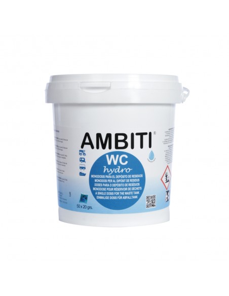 Ambiti Wc Hydro Plus 50 Beutel à 20gr. für mobile Toilette