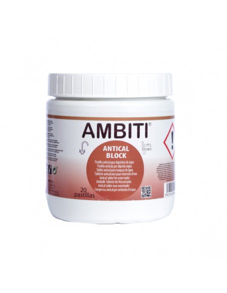 Ambiti Anti-Kalk-Blocktabletten für saubere Wassertanks 20u.