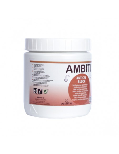 Compresse di blocco ambiti antical per depositi di acqua pulita 20u.