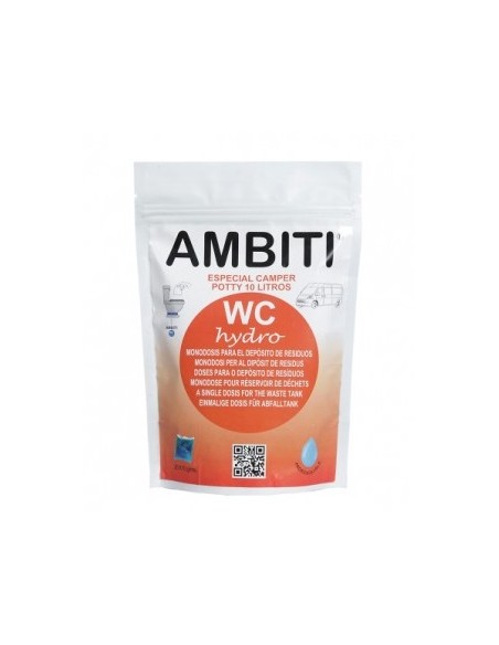Ambiti Hidro Camper 20 doses for deposit of 10/12L. Ambiti Hidro Camper 20 doses for deposit of 10/12L.