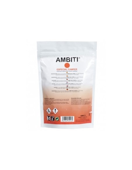 Ambiti Hidro Camper 20 doses for deposit of 10/12L. Ambiti Hidro Camper 20 doses for deposit of 10/12L.