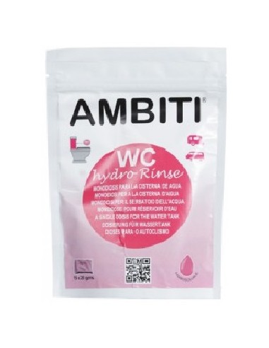 Ambiti Wc Hydro Rinse 15 X 20 gr. per servizi igienici portatili