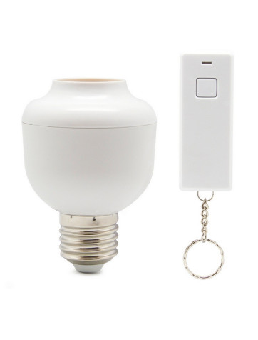 Tomada E27 com controle remoto