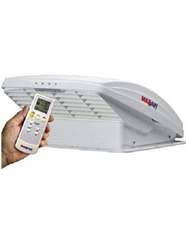 Maxxfan Deluxe clarabóia tampa preta Motorizada