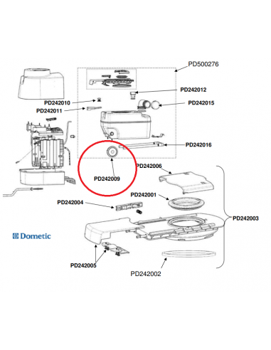 Dometic Reserverad für Panzer CT3000/4000