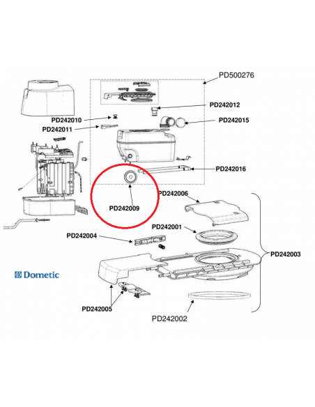 Dometic Reserverad für Panzer CT3000/4000