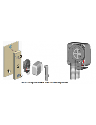 Secador plateado Ixoo V.4.0 W 12V GRIS