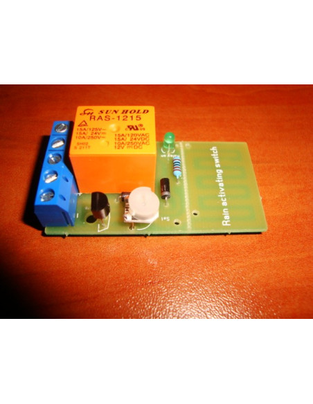 Detector de chuva 12v com relé independente Detector de chuva 12v com relé independente