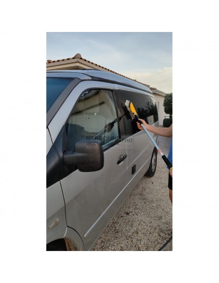 Broom Extra long brush with hose connection