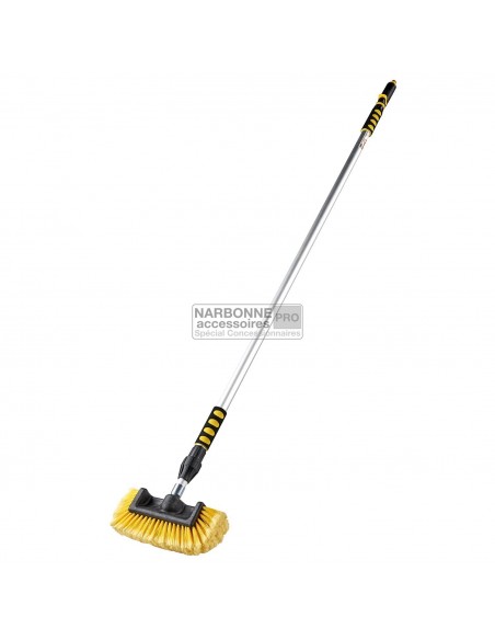 Balai Brosse extra longue avec raccord de tuyau