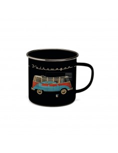Taza VW T1 de metal esmaltado 500ml