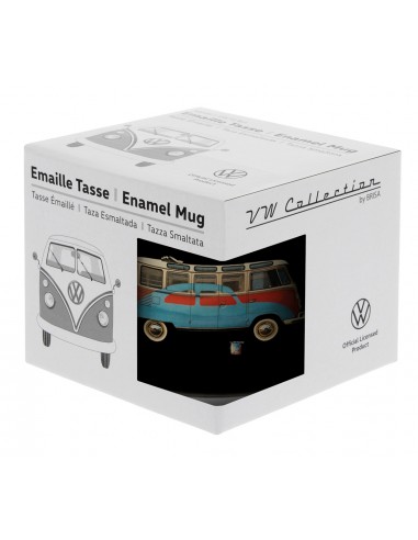 Taza VW T1 de metal esmaltado 500ml