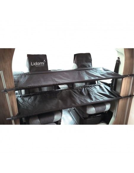 Cama adicional para cabina Modelos Boxer, Jumper, Sprinter, Crafter y Master con asientos giratorios.
