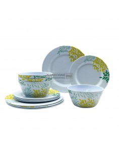 Millefiori 12-piece melamine tableware