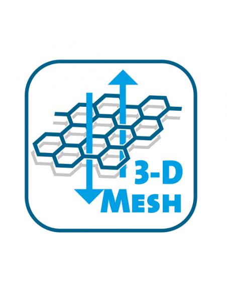 Capa de cadeira acolchoada 3D universal