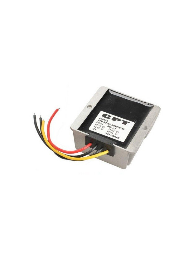 12v inverter converter. at 24v with aluminum heat sink (2A output)