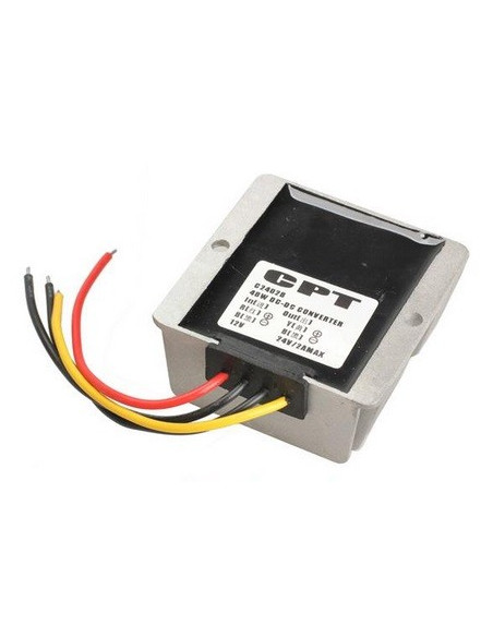 Convertisseur onduleur 12v. à 24v avec dissipateur thermique en aluminium (sortie 2A)