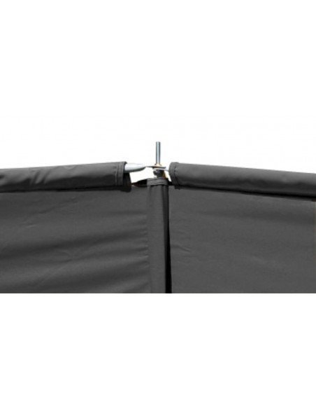 Paravent EuroTrail Sun Set di 500x140 cm Grigio Antracite