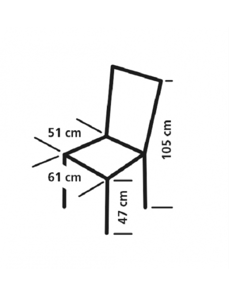 Corsica folding telescopic lightweight chair