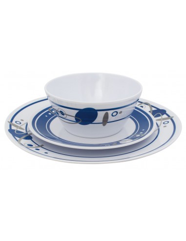 Saturn 16-piece melamine tableware