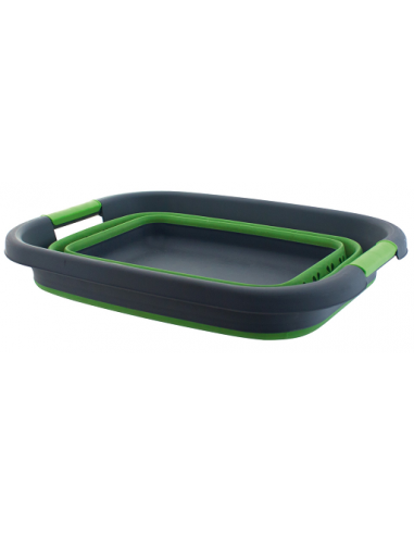 Cesto plegable multiusos con asas reforzadas Eurotrail