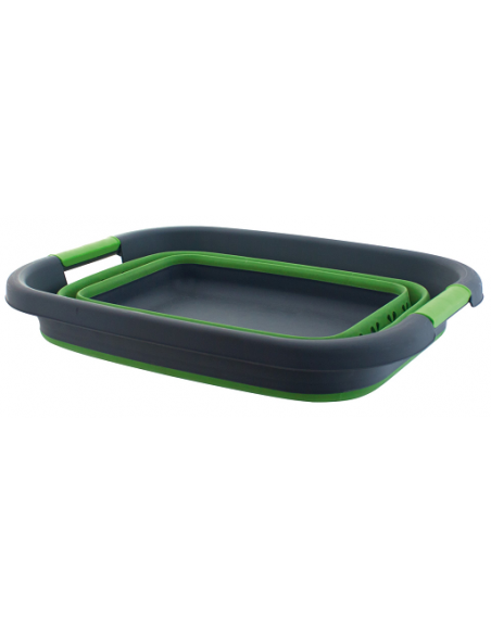 Cesto plegable multiusos con asas reforzadas Eurotrail Cesto plegable multiusos con asas reforzadas Eurotrail