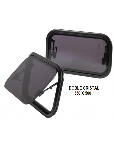 Carbest doppelt verglastes Flügelfenster 350 x 500 cm RW Compact