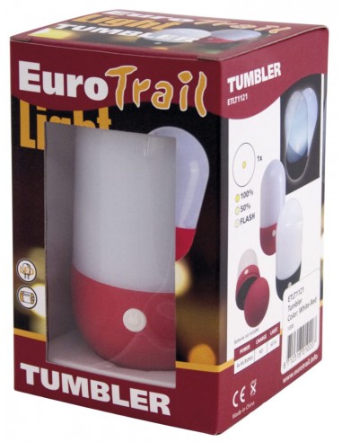Lámpara Tumbler led de camping. Eurotrail