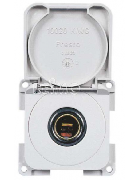 Plug for 12v socket - small socket - with cover White
