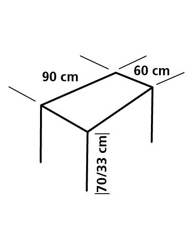 Monnai Kofferklapptisch 90 x 60 cm Eurotrail