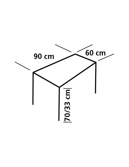 Table valise pliante Monnai 90 x 60 cm Eurotrail