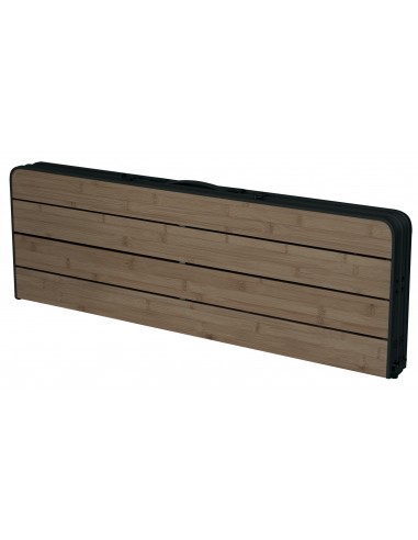 Balazuc Bamboo folding suitcase table 90 x 60 cm. euro trail