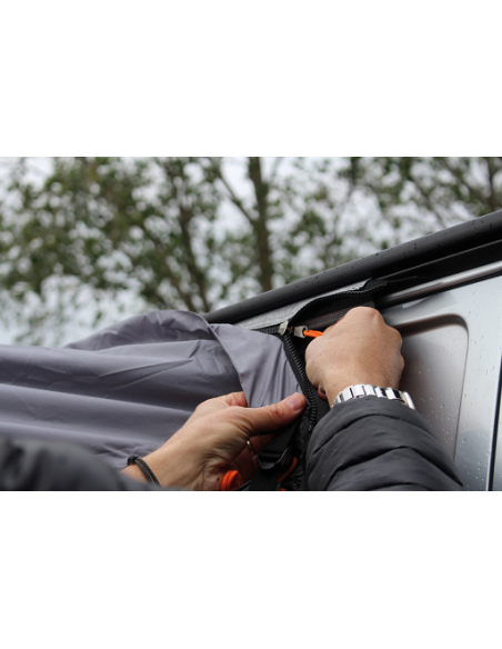 Ancona Air inflatable awning with front and side panels