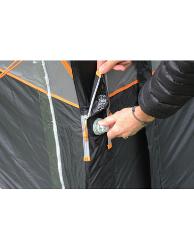 Toldo inflável Ancona Air com painéis frontais e laterais