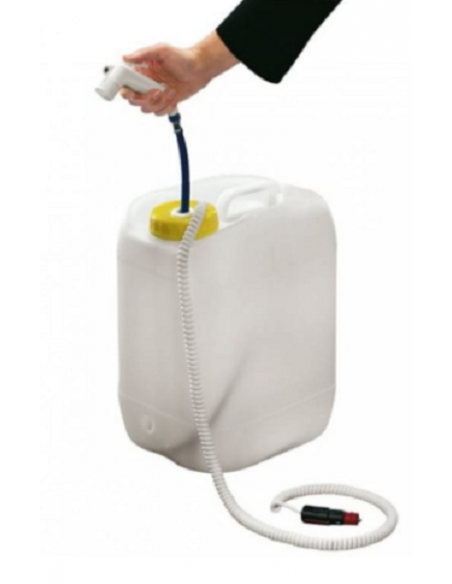 Bouteille avec robinet intégré et pompe Comet 12 V