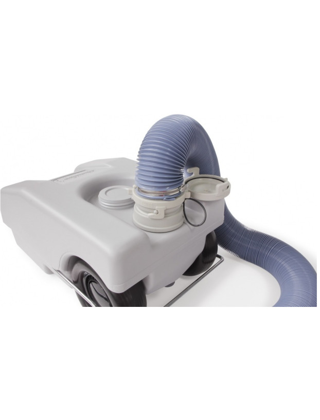 Quick connection portable toilet with plug FIAMMA 06497-01