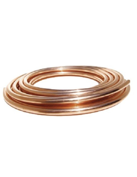Tubo Cobre Flexible Gas 8mm (6/8mm) para caravanas Tubo Cobre Flexible Gas 8mm (6/8mm) para caravanas