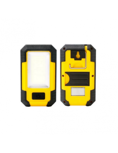 Linterna led recargable EDM 8W 500 lúmenes con gancho e imán