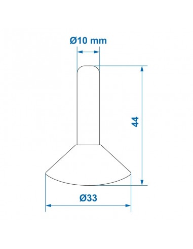 Rain cover for tent pole.