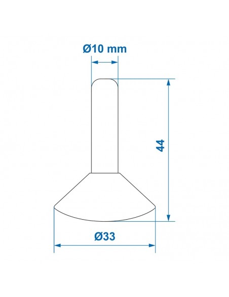 Rain cover for tent pole. Rain cover for tent pole.
