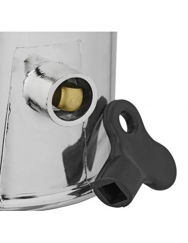 Verchromte Kugelkopfabdeckung mit Schloss