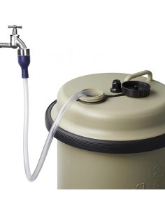 Tank filling hose with Aquaroll support