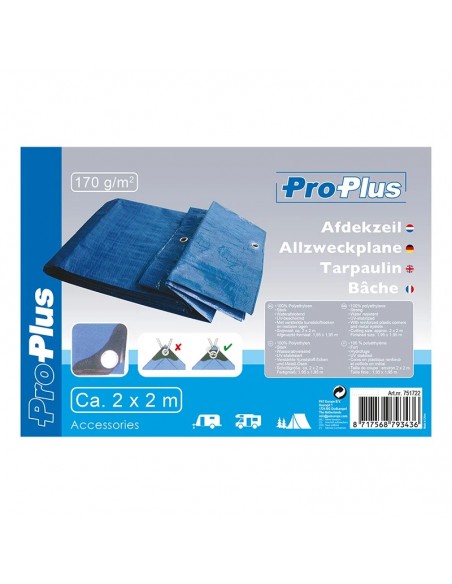 2x2m canvas, 170gr./m²