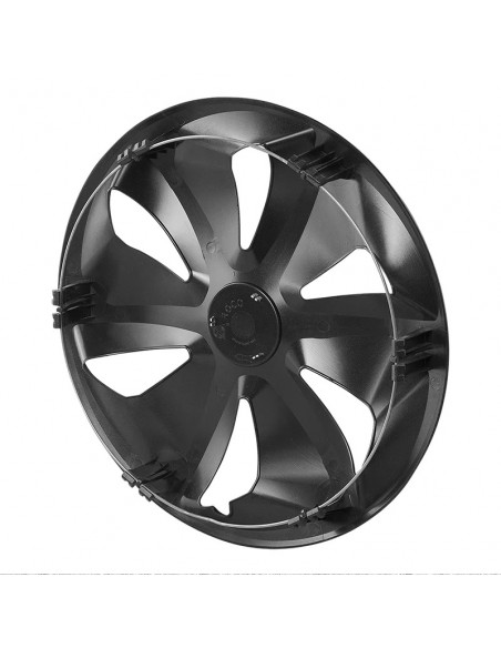 Enjoliveurs Roco argent/noir. 15 pouces. x2